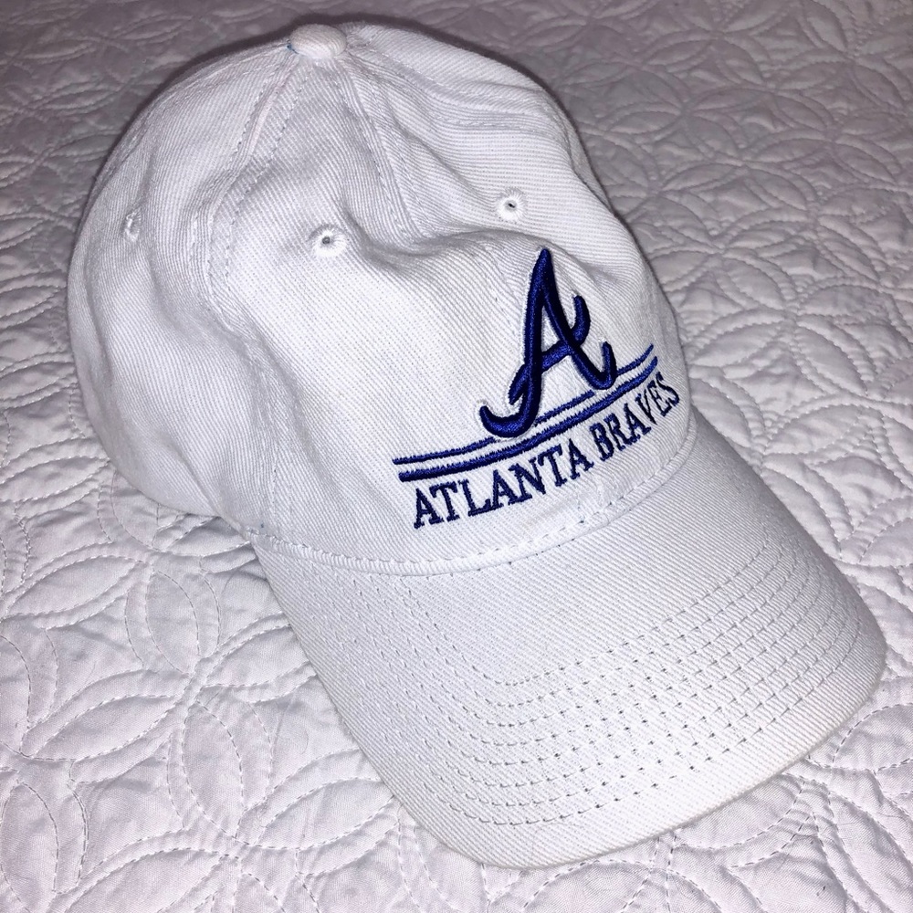 White Atlanta Braves and University of Kentucky hat